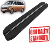 TRANSPORTER T6 KISA ŞASE 2015 2016 2017 2018 2019 2020 2021 2022 2023 ARACA ÖZEL NEVADA SİYAH YAN BASAMAK thumbnail 1