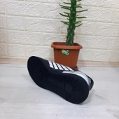 M.P 1351 Siyah-Beyaz Kaymaz Taban Futsal Futbol Ayakkabı - 11