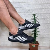 M.P 1351 Siyah-Beyaz Kaymaz Taban Futsal Futbol Ayakkabı - 4