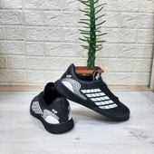 M.P 1351 Siyah-Beyaz Kaymaz Taban Futsal Futbol Ayakkabı - 8