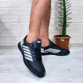 M.P 1351 Siyah-Beyaz Kaymaz Taban Futsal Futbol Ayakkabı - 5