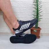 M.P 1351 Siyah-Beyaz Kaymaz Taban Futsal Futbol Ayakkabı - 2