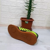 M.P 1351 Siyah-Sarı Kaymaz Taban Futsal Futbol Ayakkabı - 10