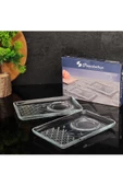 Paşabahçe Timeless 42891 Çay Bardağı Ve 54851 Sunumlu Çay Tabağı Seti 6 Kişilik - 2