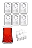 Paşabahçe Timeless 42891 Çay Bardağı Ve 54851 Sunumlu Çay Tabağı Seti 6 Kişilik - 1