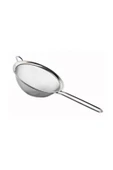 Fame Kitchen Paslanmaz Çelik 18cm ve 20cm Tek Saplı Yuvarlak Süzgeç ve Üçgen Lavabo Süzgeç Seti-3 Parça - 5