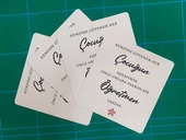 Öğretmenler Günü 24 kasım 4 Lü Tebrik , Hediye , Not Kartı - 6