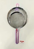 Balsa Paslanmaz Çelik Telli Silikon Saplı İkili Süzgeç Seti 18cm ve 23cm - 4