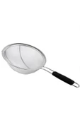 Fame Kitchen Paslanmaz Çelik 24cm ve 26cm Bariyerli Tek Saplı Yuvarlak Süzgeç ve Üçgen Lavabo Süzgeç Seti-3 Parça - 7