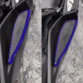 Bod Yamaha XMAX/Tech MAX 250 Motor 3D Havuzlu Paspas Siyah-Fitil Rengi Mavi thumbnail 2