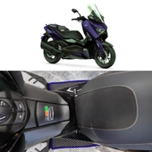 Bod Yamaha XMAX/Tech MAX 250 Motor 3D Havuzlu Paspas Siyah-Fitil Rengi Mavi thumbnail 1