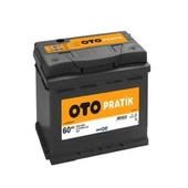 Otopratik 12 Volt 60 Amper Akü Üretim Yılı: 2023 - 1