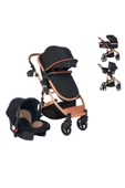 JOELL New Truva Iıı Travel Sistem Bebek Arabası Gold-siyah thumbnail 5