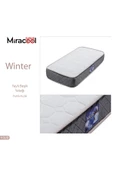 MİRACOOL Winter Yaylı Bebek Beşik Yatağı 70x130 cm Bebek Yatağı Oyun Parkı Yatak - 3