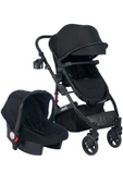 JOELL Truva 1713 Travel Sistem Bebek Arabası Full Black / Yeni Kasa thumbnail 2