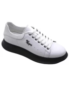 Voyager 6677 Mr Erkek Beyaz Nata Deri Günlük Spor Ayakkabı - 3