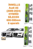 Inwells Audi A5  (2009-2024) Inwells HYBRİD 8 aparatlı Silecek Takımı  600x500 - 1