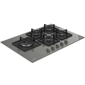 Arçelik OCD K 752-2 DWKYG Wok Gözlü Gri Cam Ankastre Ocak - 2