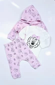 Minnie Kız Bebek Takım - 3lü - 5