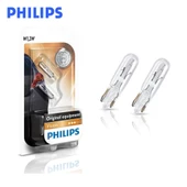 Philips (İki Adet) W1.2w Tip- 1,2watt Küçük Dipsiz Ampul Seti 12516B2 - 1