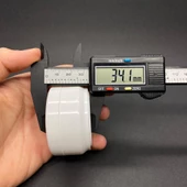 50 ml Boş Beyaz Krem Kutusu , Beyaz Plastik Krem Kavanozu x 6 Adet - 4