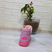 Twingo 9100 Pembe Cırtlı Fermuarlı İçi Kürklü Kız Çocuk Bebe Bot - 5