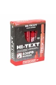 Hi-Text Kesik Uç Marker Koli Kalemi 830 Pc Kırmızı 12 Li - 1