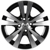 CMS-603-04 6.5x15"-4x108 ET15 65.1 Diamond Black Gloss Jant (4 Adet) thumbnail 2