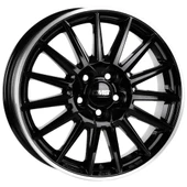 CMS-1264-01 6.0x15"-4x100 ET40 60.1 Diamond Rim Black Gloss Jant (4 Adet) - 1