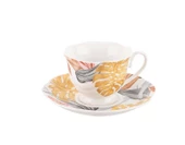 Tantitoni Gold Leaves 6 Kişilik Kahve Fincan Takımı - 2