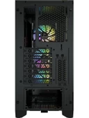 Corsair BKC-1204 iCUE 4000X RGB Tempered Glass Mid-Tower Siyah Bilgisayar Kasa CC-9011204-WW - 6