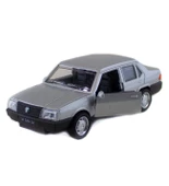 1/32 Ölçek Tofaş Şahin Metal Araba Sesli Işıklı 13 CM GRİ - 1