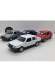 1/32 Ölçek Tofaş Şahin Metal Araba Sesli Işıklı 13 CM KIRMIZI - 2