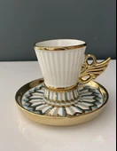 ROYKING MAVİ-GRİ 6 KİŞİLİK KAHVE FİNCAN TAKIMI - 1