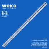 WKSET-6441 37170X2 JL.D32061330-083AS-M  2 ADET LED BAR (3V6LED58CM) - 1