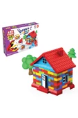 İnşaat Hamur Ev Seti (600 Gr.) - Oyun Hamuru Seti - Hamur Setleri - Hamur Kalıpları - 1