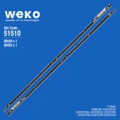 WKSET-6510 36449X1 36450X1 55SNB 3D-7032LED-MCPCB-L V1LE-550SMA-R3 2 ADET LED BAR (80LED) thumbnail 1