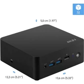 MSI CUBI NUC 1M-003Eu CORE 3 100U-24GB DDR5 RAM-512GB NVME-W11 PRO MINI PC thumbnail 2