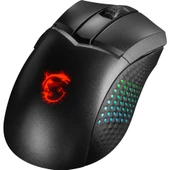 MSI GG CLUTCH GM51 LIGHTWEIGHT WIRELESS GAMING MOUSE MAX 26000 DPI OPTIK SENSOR 7KEY WITH WHEEL RGB LED MYSTIC LIGHT KABLOSUZ OYUNCU FARESI - 2