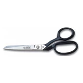 Rıza A4115-8 Tekstil / Yatık Regula Makası No: 8 inç / 20,32 cm - Nikel Kaplama, Siyah Saplı - 1