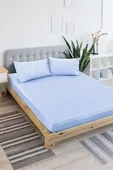 Çift Kişilik Battal Lastikli Fitted Çarşaf Seti Yastıklı 180 x 200 - 3