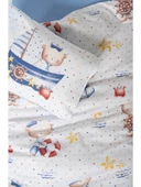 Cotton Box Bebek Nevresim Takımı Seaman Mavi - 2