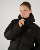 Skechers S242132 W Outerwear Puffer Jacket Şişme Uzun Kadın Mont Kadın Kaban - 5