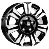 CMS-1469-02 6.5x17" -5x120 ET60 65.1 Diamond Black Gloss Jant (4 Adet) - 1