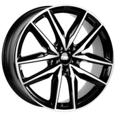 CMS-1130-02 7.5x19"-5x112 ET50 57.1 Diamond Black Gloss Jant (4 Adet) - 1