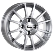 CMS-608-03 6.0x14"-4x108 ET15 65.1 Racing Silver Jant (4 Adet) - 1