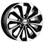 CMS-822-01 7.0x16"-5x114.3 ET45 67.2 Diamond Matt Black Jant (4 Adet) - 1