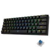 REDRAGON K630-RGB BLUE SWITCH KABLOLU MEKANİK GAMİNG Q KLAVYE SİYAH - 1