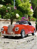 Nostaljik Klasik Metal Çek Bırak Araba Kırmızı Kapılar Açılır ( 1/36 Ölçek ) Mod:5 - 3