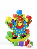 Ahşap Küçük Ayı Denge Blok Oyunu - 4